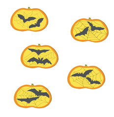 летучие мыши в тыкве