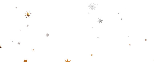 stars background, sparkle lights confetti falling. magic shining Flying christmas stars on night