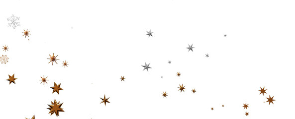 Glossy 3D Christmas star icon. Design element for holidays.