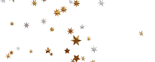 stars. Confetti celebration, Falling golden abstract decoration for party, birthday celebrate,