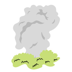 dangerous thick smoke