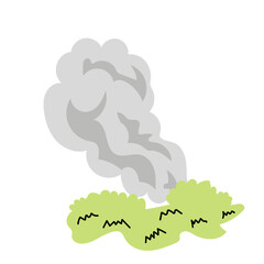 dangerous thick smoke