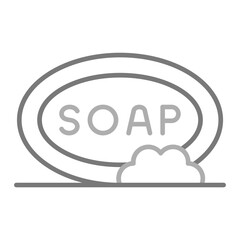 Soap Greyscale Line Icon