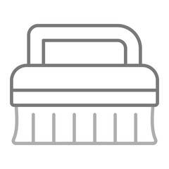 Cleaning Brush Greyscale Line Icon