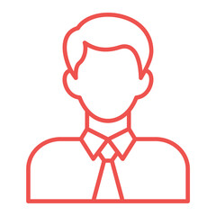 Employee Multicolor Line Icon