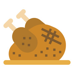 chicken flat icon