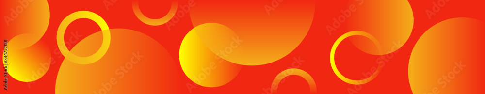 Poster curve geometry shine yellow layer element creative orange gradient shapes design suit for business c