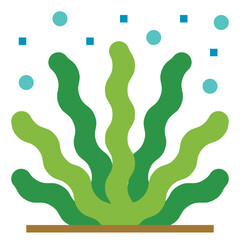 seaweed flat icon