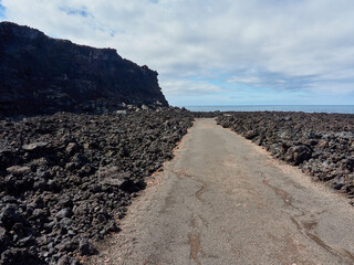 Ruta Litoral desde El Golfo en Lanzarote
