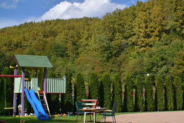 playground in the garden