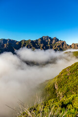 Hike to the highest point on the Azores island of Madeira - Pico Ruivo - Portugal