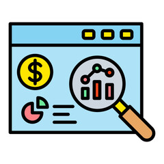 Research Filled Line Icon