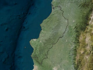 Manabi, Ecuador. Low-res satellite. No legend