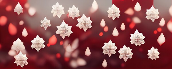 Obraz na płótnie Canvas christmas background with snowflakes