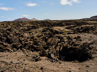 Volcán del Cuervo en Lanzarote