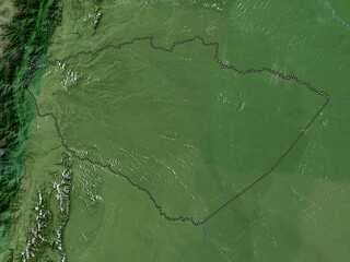 Pastaza, Ecuador. High-res satellite. No legend
