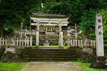 Yao Suwa Shrine in Toyama, Japan - 日本 富山 越中八尾 八尾諏訪社