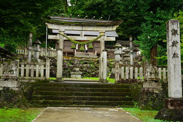 Shrine in Toyama, Japan - 日本 富山 越中八尾 八尾諏訪社
