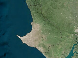 Santa Elena, Ecuador. Low-res satellite. No legend