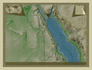 Al Bahr al Ahmar, Egypt. Wiki. Major cities