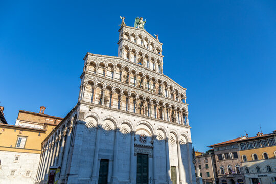 Eglise San Michele in Foro, &agrave; Lucques, Italie