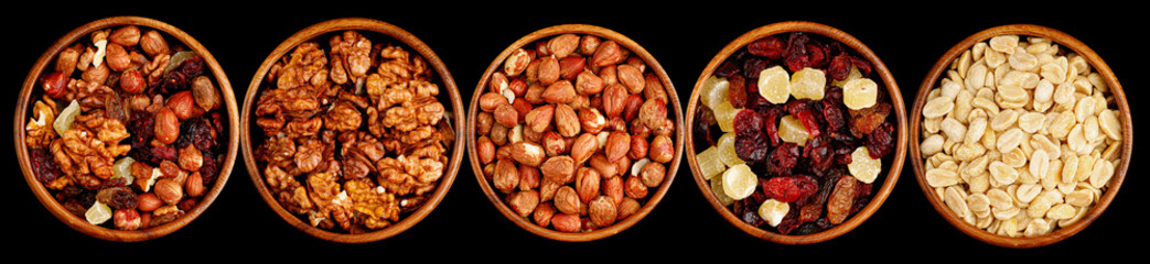 nuts and dried fruits