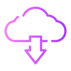 download gradient icon