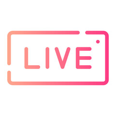 live gradient icon