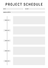 Project Schedule planner