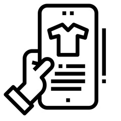 mobile Outline icon