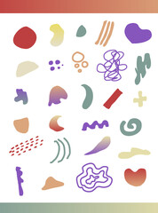 set of different kinds of abstract elements