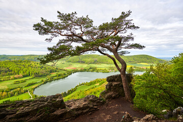 Die Happurger See im Überblick. 