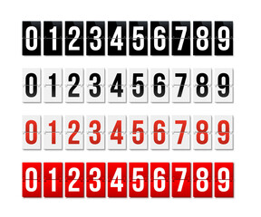 Discount numbers on mechanical shopping board of retail store sales, 3d templates