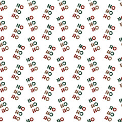 Cute Christmas Animal Seamless Pattern