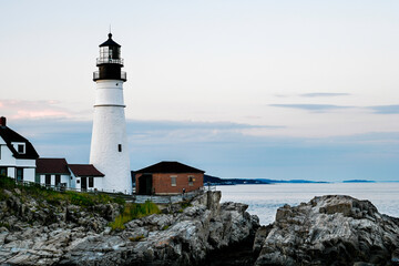 Fototapeta na wymiar Portland Head Lighthouse, Portland, Maine
