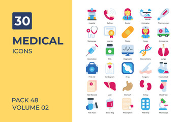 medical icons collection.