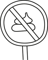 sign to clean up after dogs