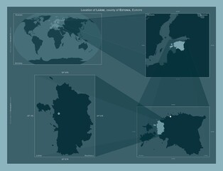 Laane, Estonia. Described location diagram