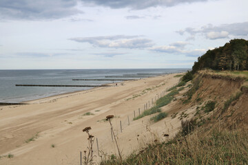 Steilküste an der polnischen Ostsee