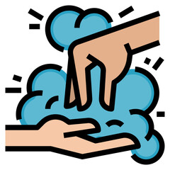 cleaning Filled Outline icon