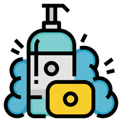 Soap Filled Outline icon