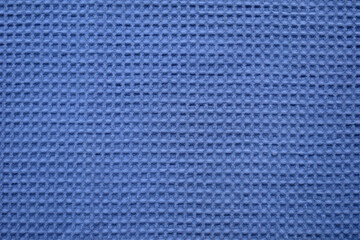 Blue Mini Waffle Weave Textile, 