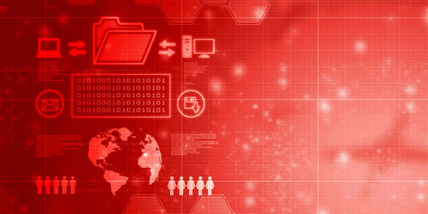 Digital Abstract technology background,2d illustration