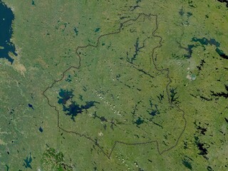 Kainuu, Finland. Low-res satellite. No legend