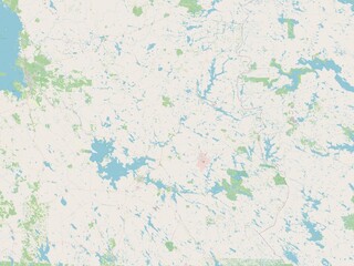 Kainuu, Finland. OSM. No legend