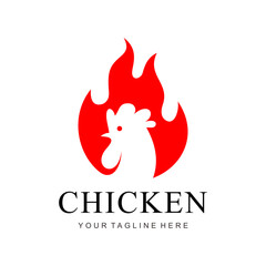 chicken fire logo