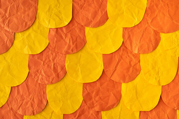 Orange & Yellow paper background
