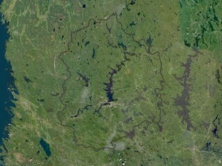 Pirkanmaa, Finland. Low-res satellite. No legend