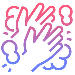 wash gradient icon