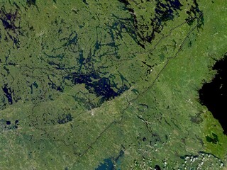 South Karelia, Finland. Low-res satellite. No legend